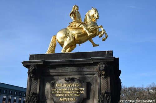 Dresden, Deutschland, Sehenswürdigkeit, August der Starke, Goldener Reiter