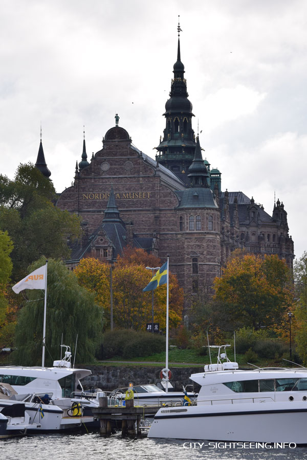 Nordisches Museum. Museum, Schweden, Sehenswürdigkeit, Stockholm